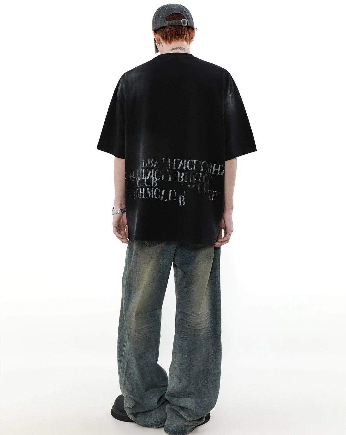 letter logo T shirt BZ11931