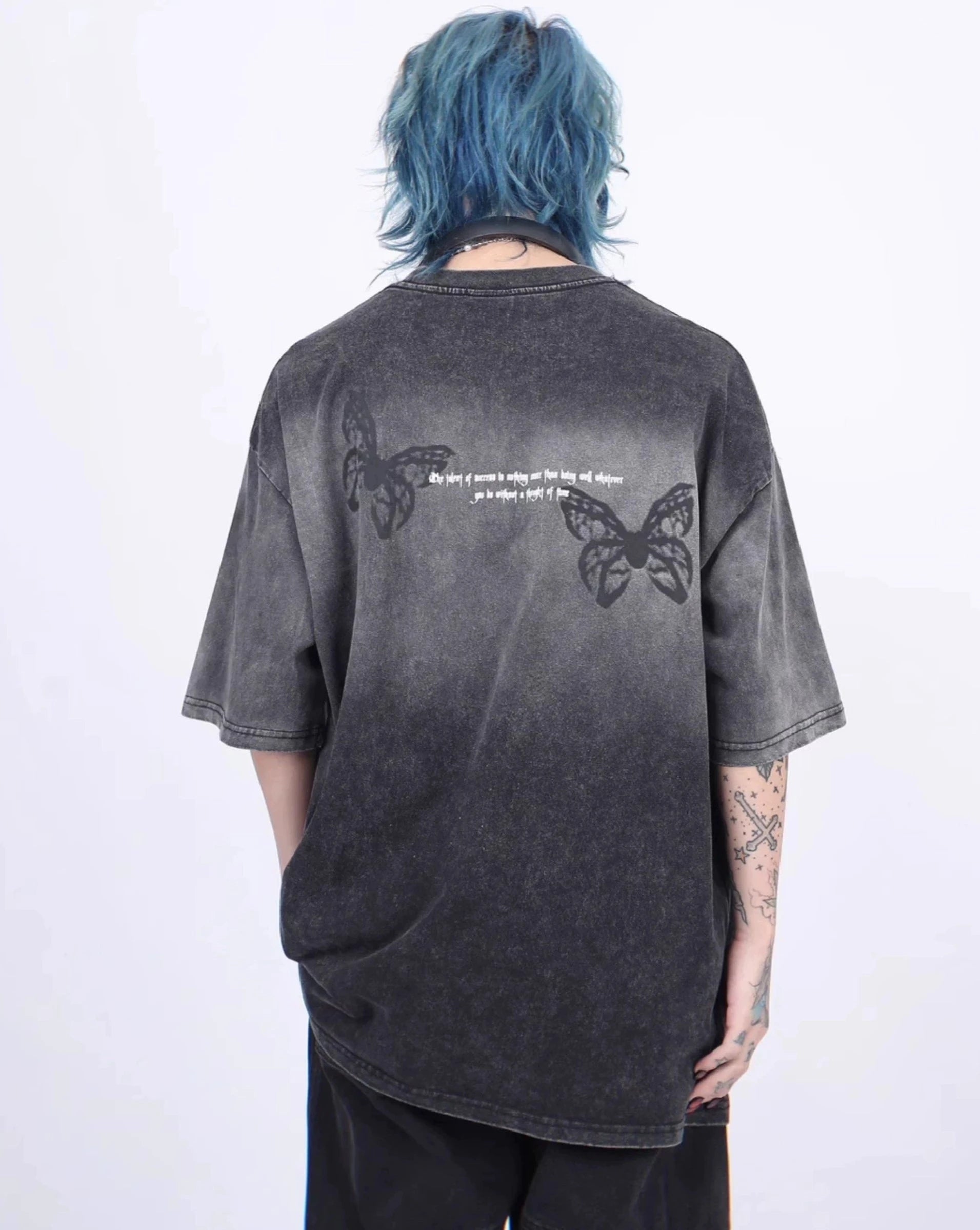 【ランキング】バタフライグラデーションTシャツ BZ11942