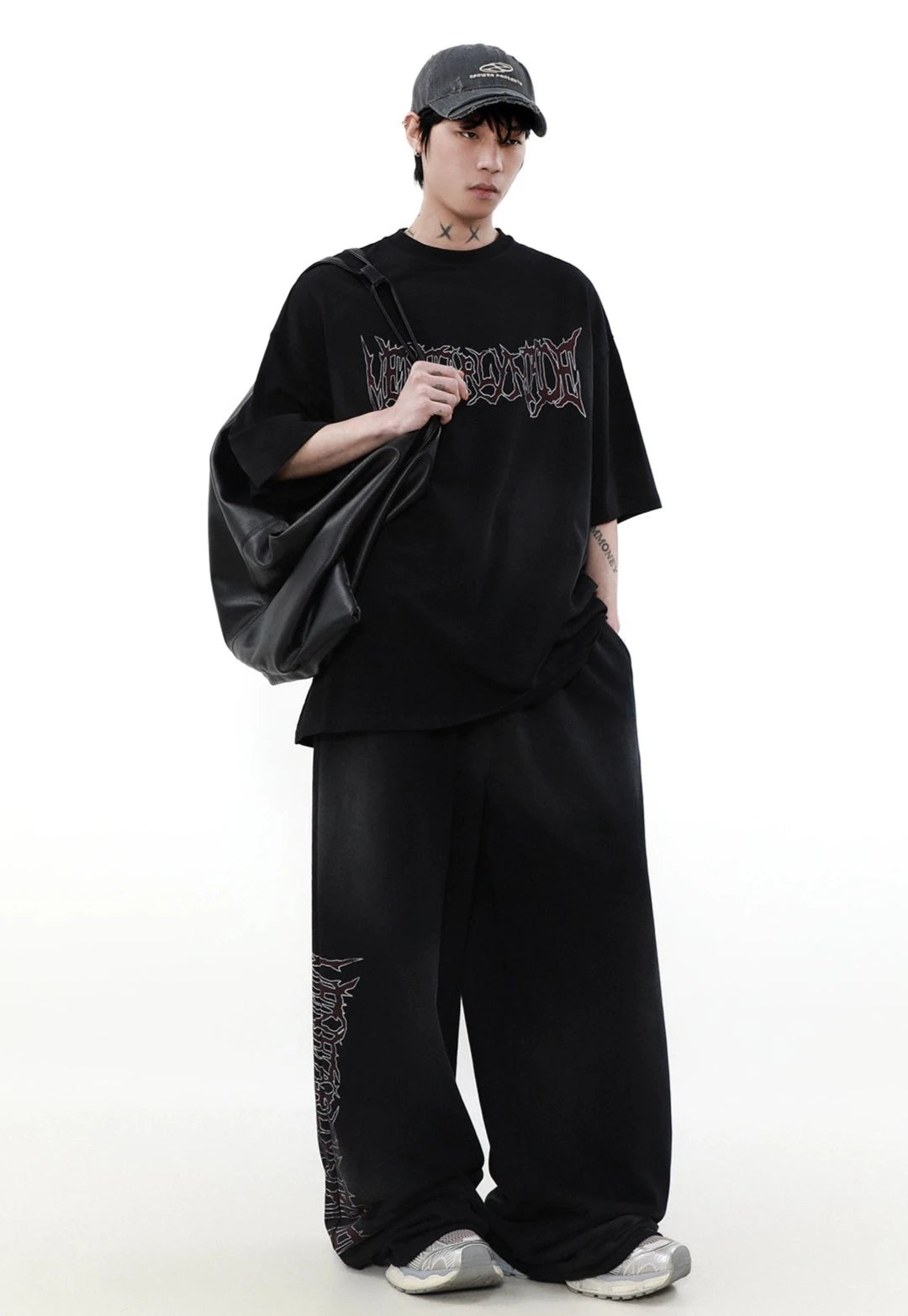 【ランキング】trendy word front T shirt BZ11920