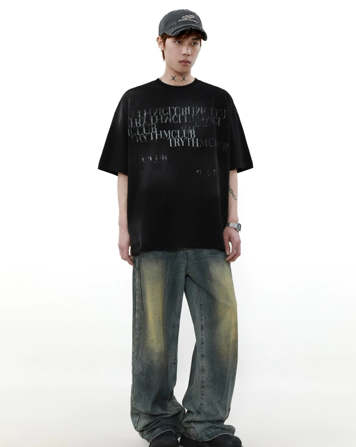 letter logo T shirt BZ11931