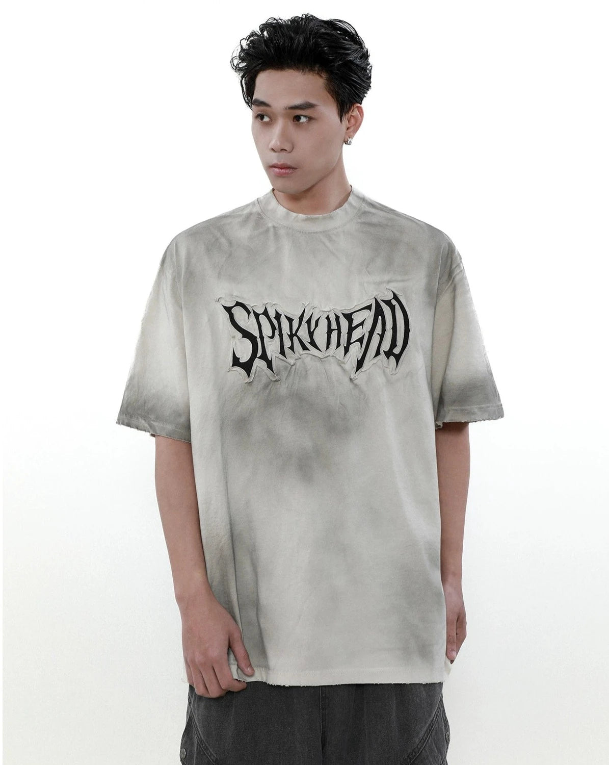 spiky head logo T shirt BZ11933