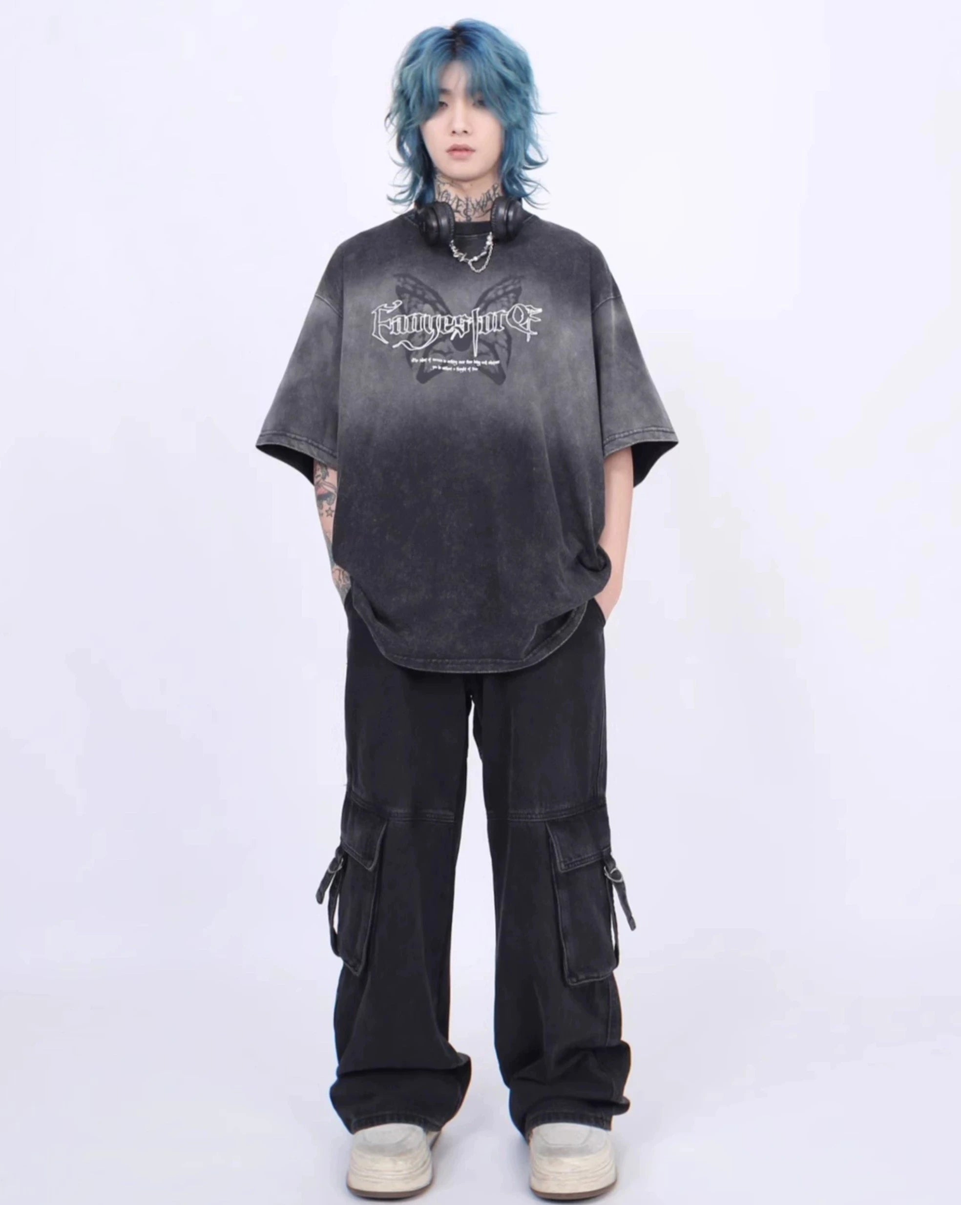 【ランキング】バタフライグラデーションTシャツ BZ11942