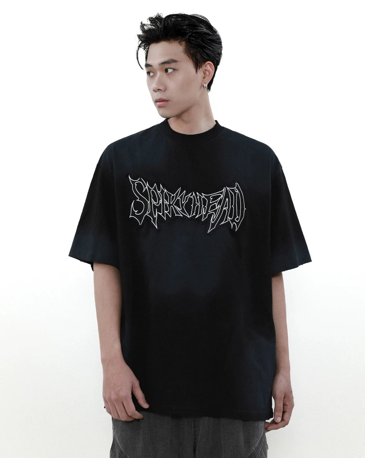 spiky head logo T shirt BZ11933