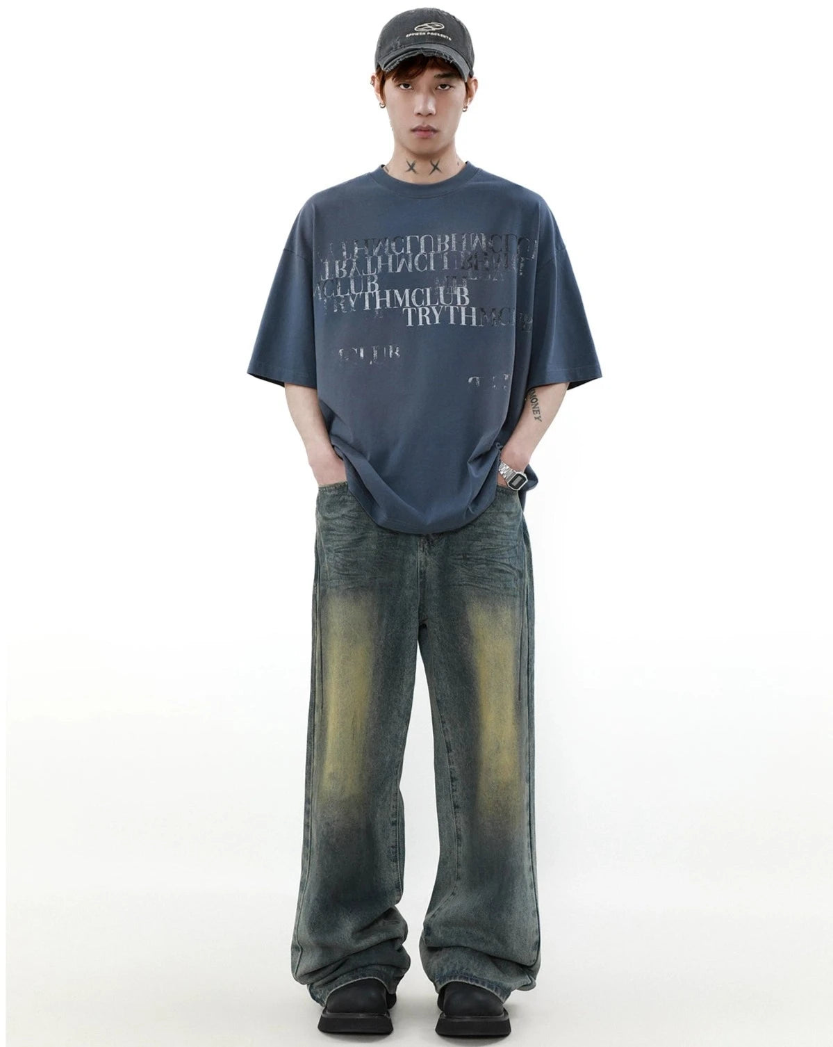 letter logo T shirt BZ11931