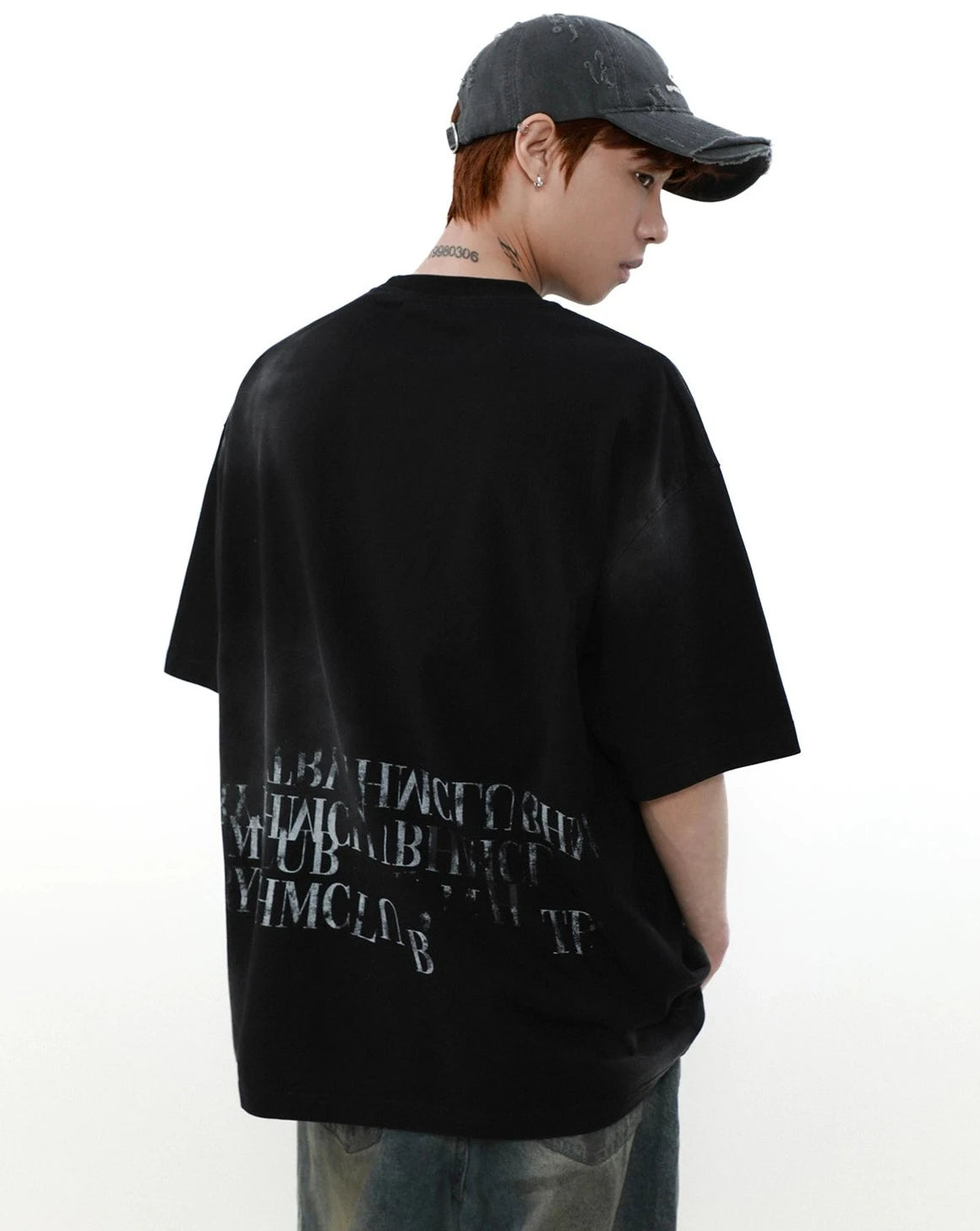 letter logo T shirt BZ11931