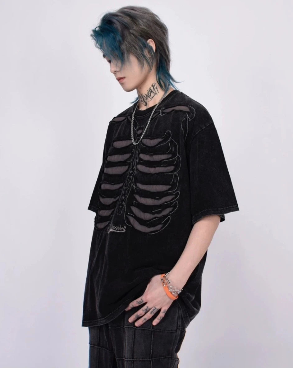 オーバーサイズボーンTシャツ BZ11948