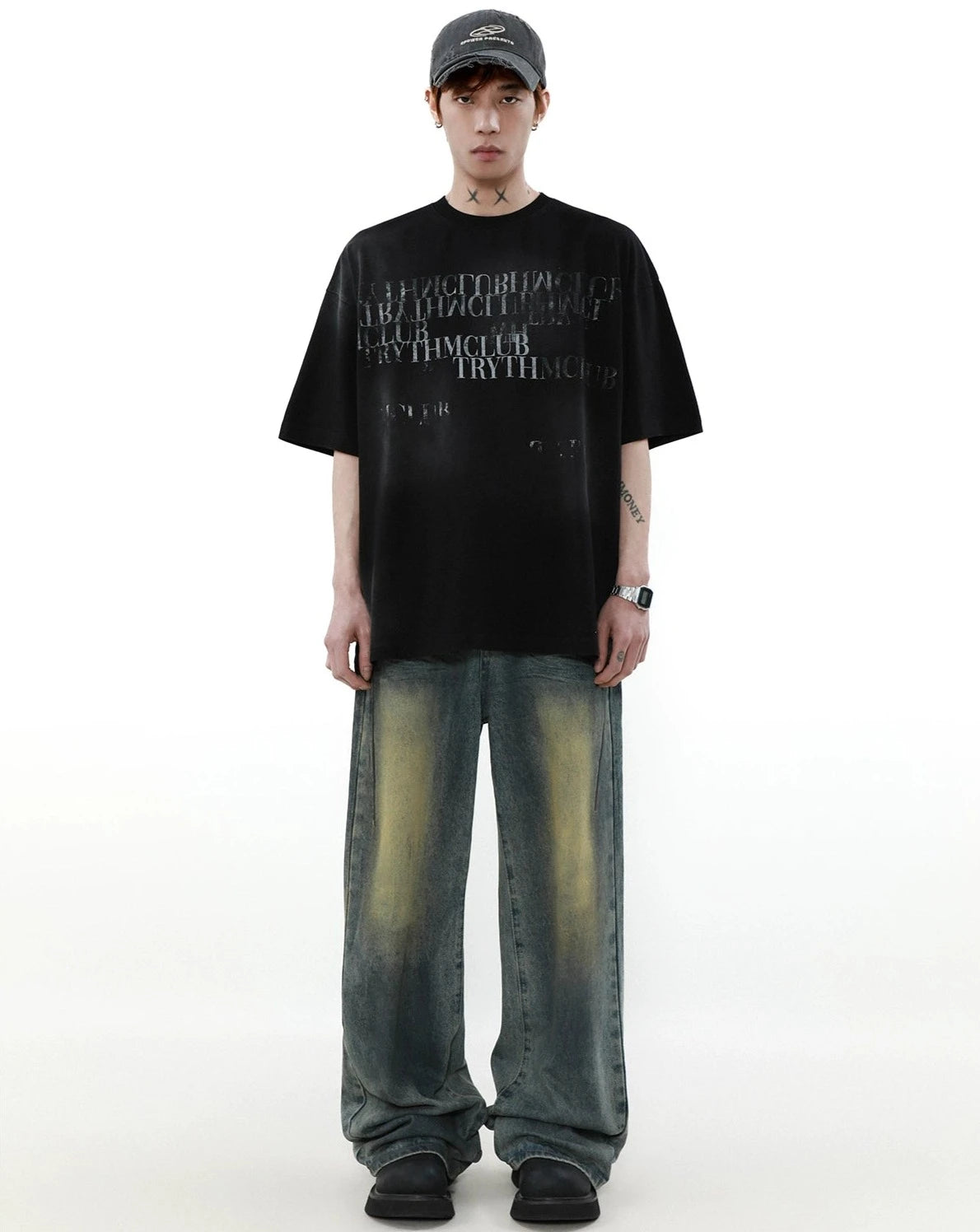 letter logo T shirt BZ11931