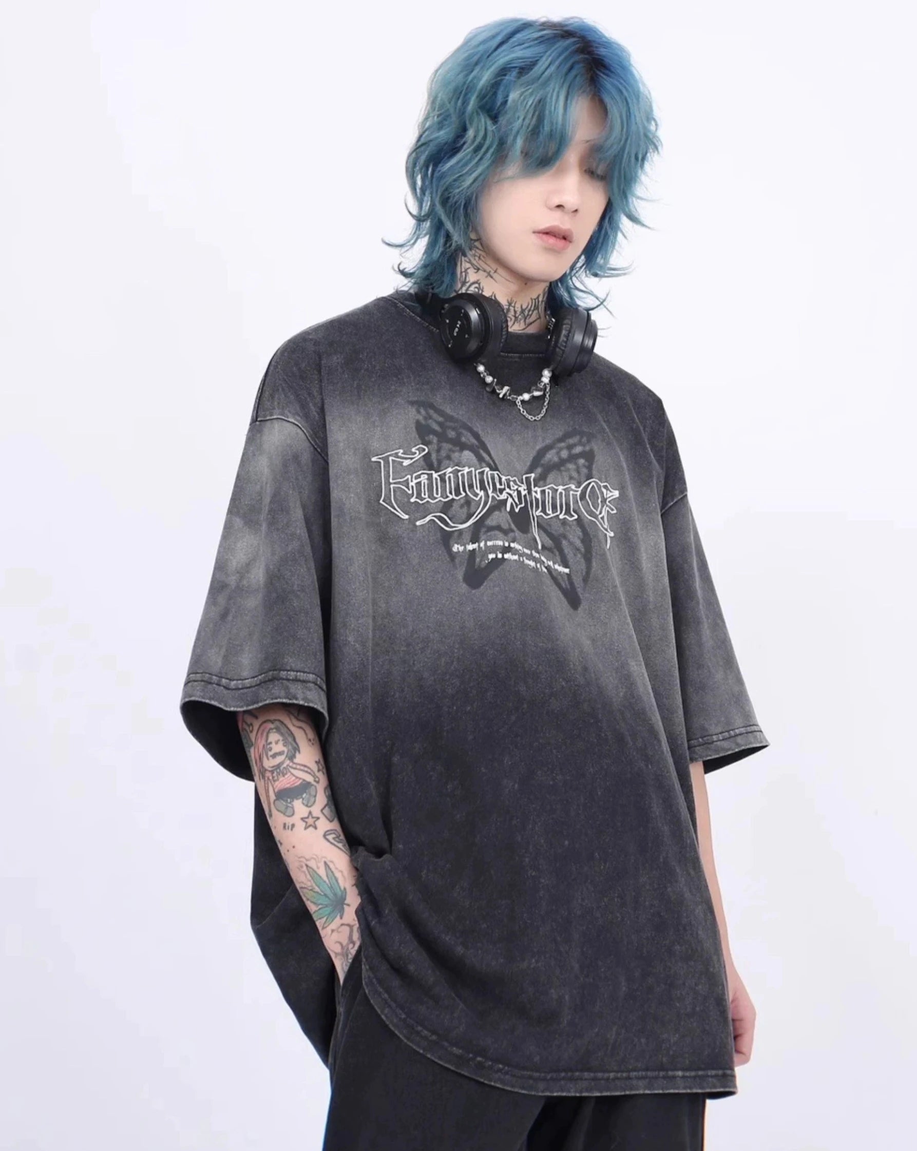 【ランキング】バタフライグラデーションTシャツ BZ11942