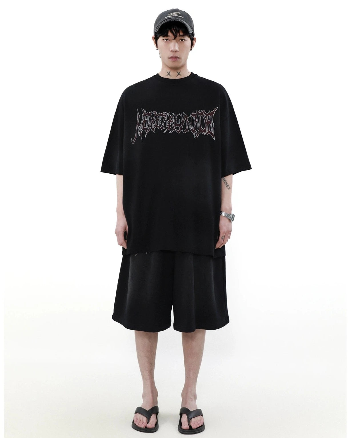 ルーズストリートロゴTシャツ BZ11929