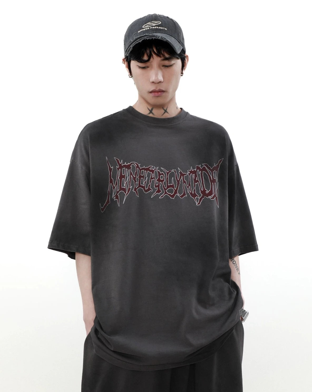 ルーズストリートロゴTシャツ BZ11929