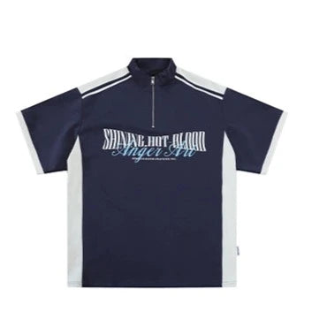 ショルダーラインジップTシャツ BZ11937