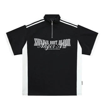 ショルダーラインジップTシャツ BZ11937