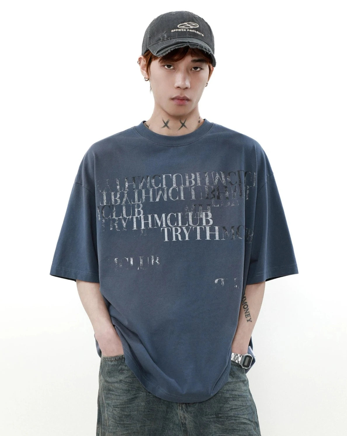 letter logo T shirt BZ11931
