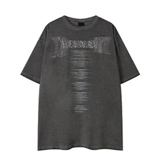 slogan logo T shirt BZ11934