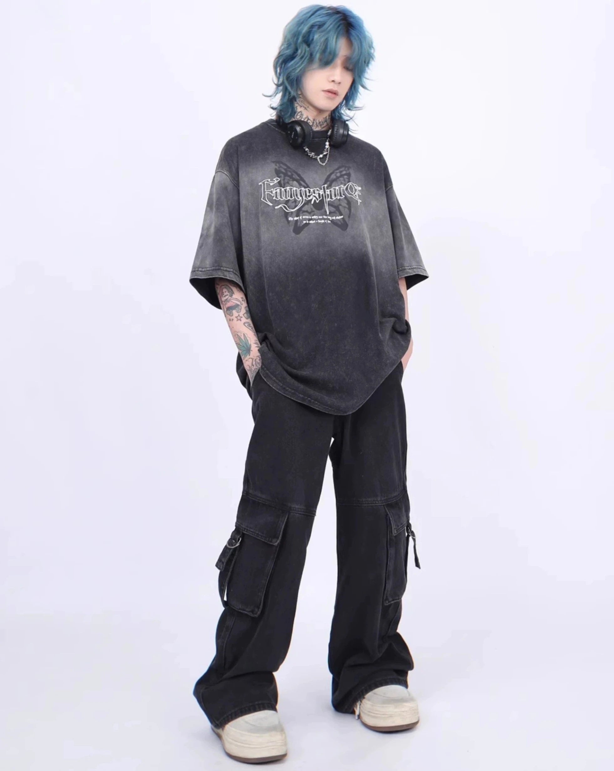 【ランキング】バタフライグラデーションTシャツ BZ11942