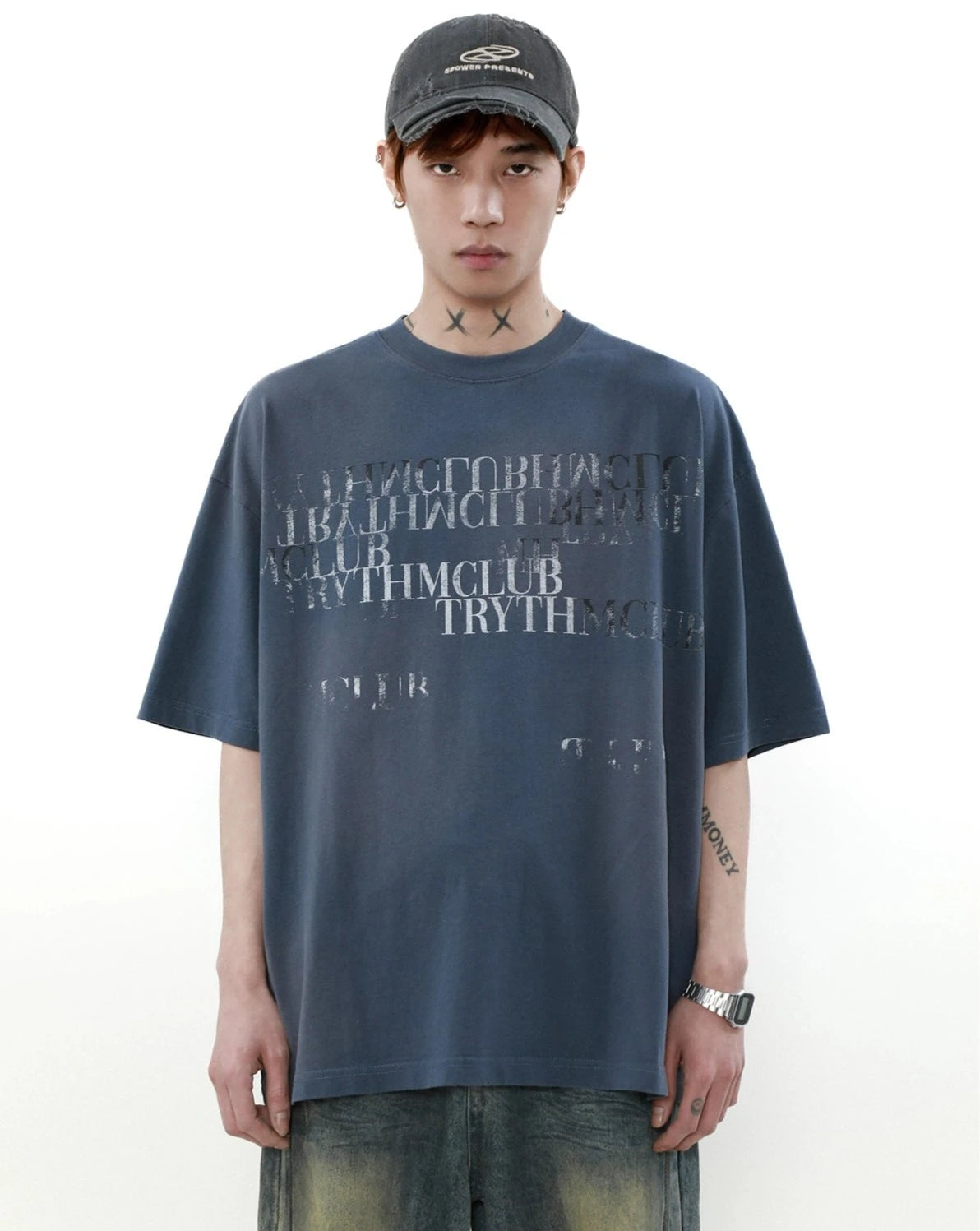 letter logo T shirt BZ11931
