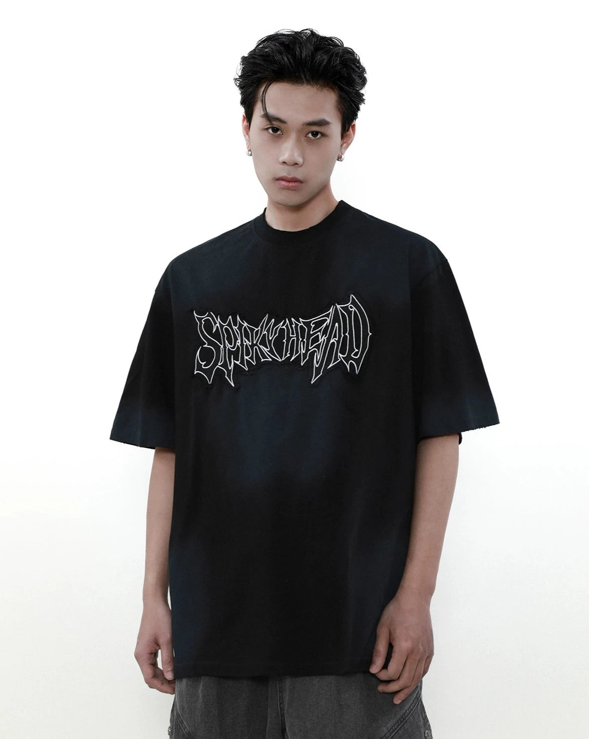 spiky head logo T shirt BZ11933