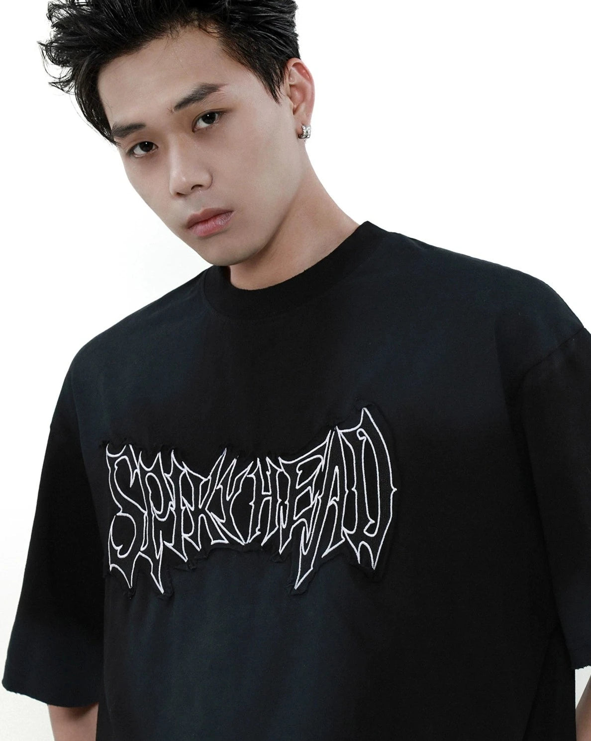 spiky head logo T shirt BZ11933