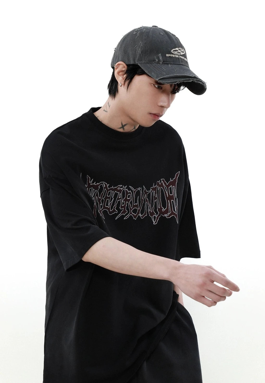 ルーズストリートロゴTシャツ BZ11929