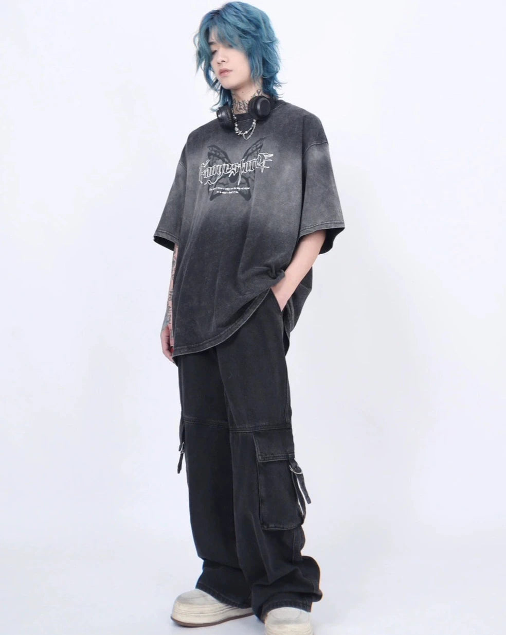 【ランキング】バタフライグラデーションTシャツ BZ11942