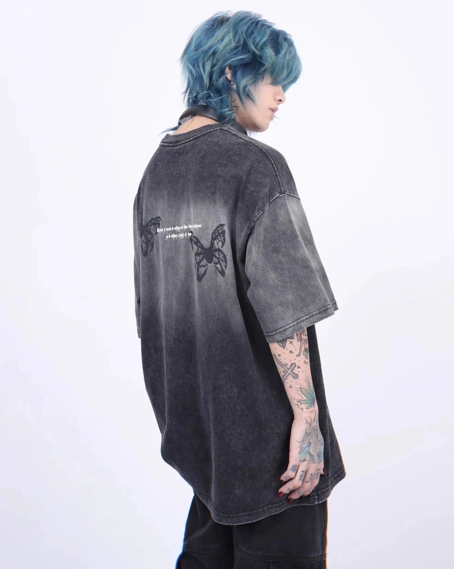 【ランキング】バタフライグラデーションTシャツ BZ11942