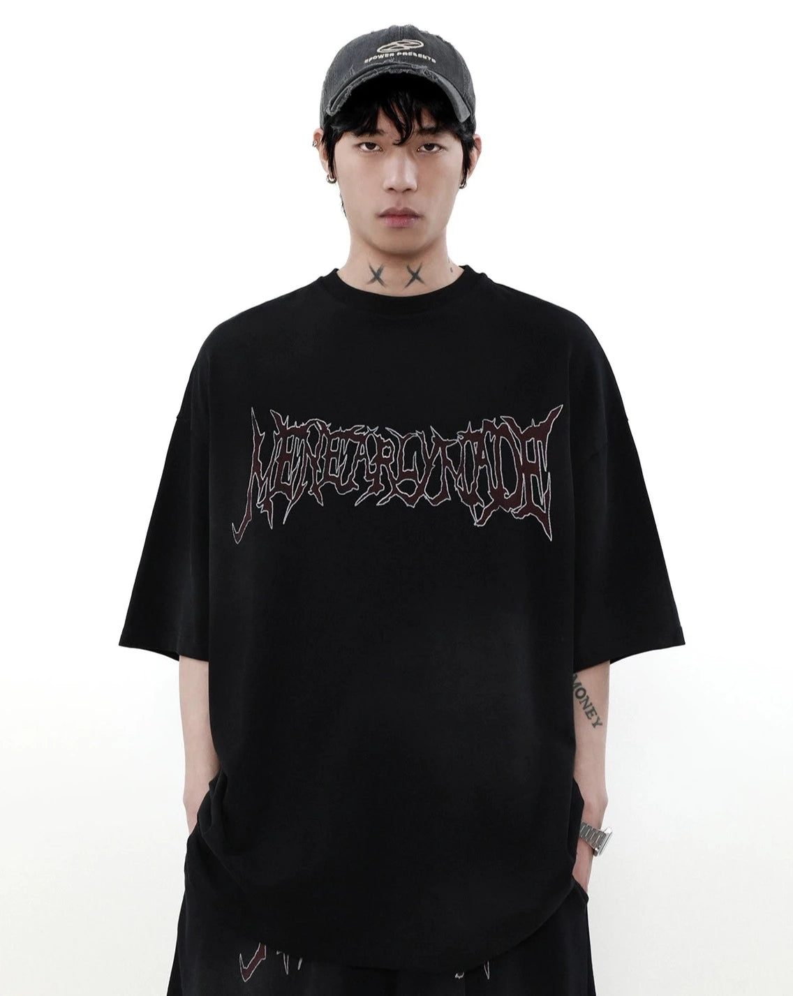 ルーズストリートロゴTシャツ BZ11929