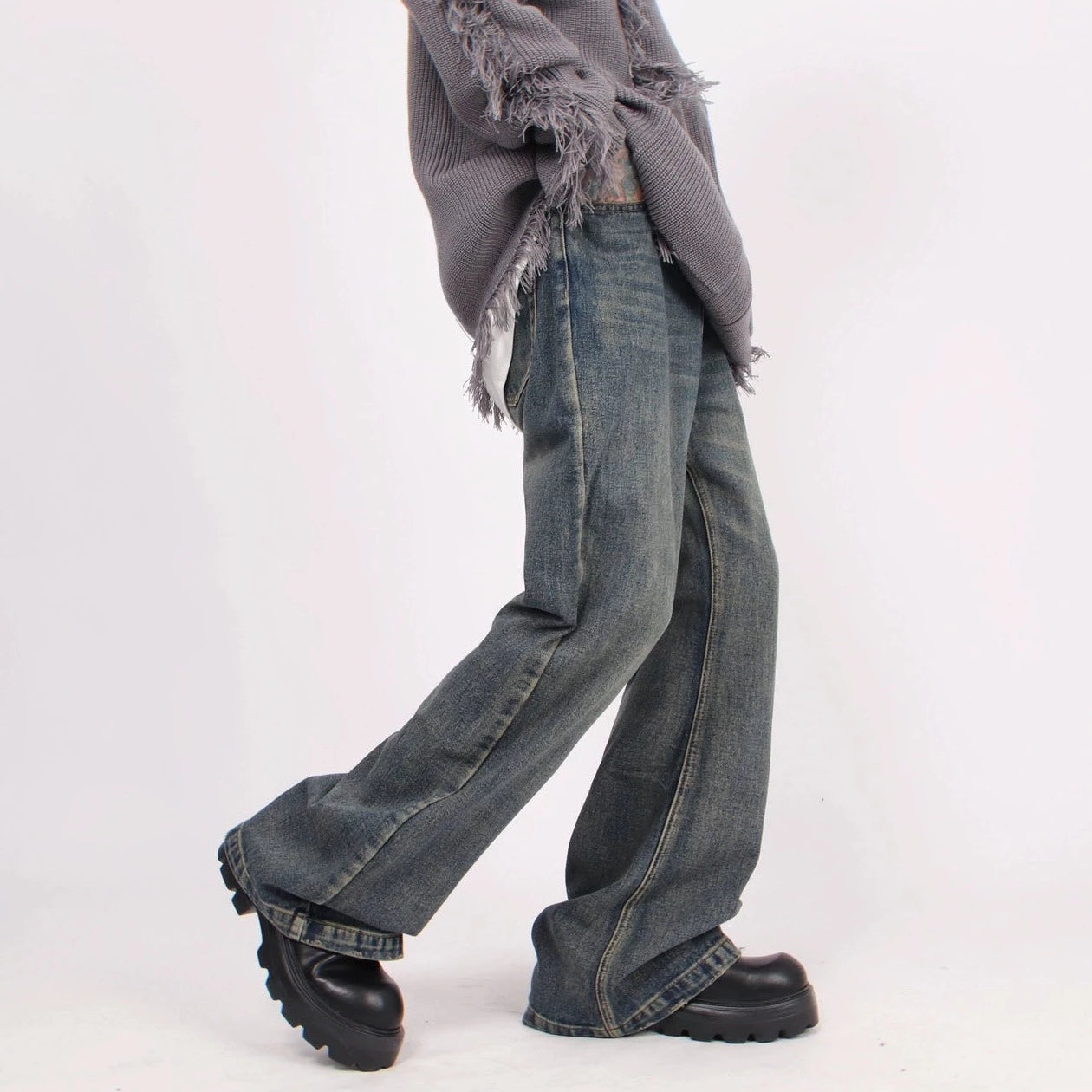 フェードフレアデニム BZ11714