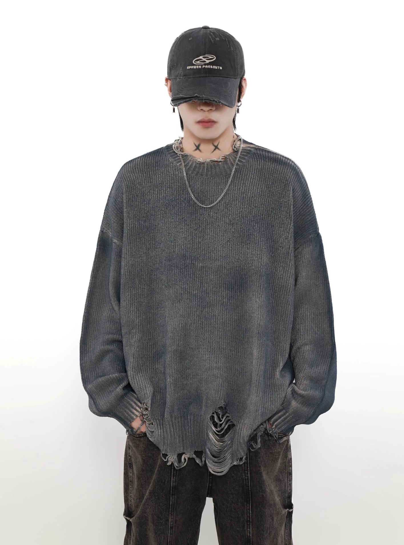 smoke damage trend knit BZ11889