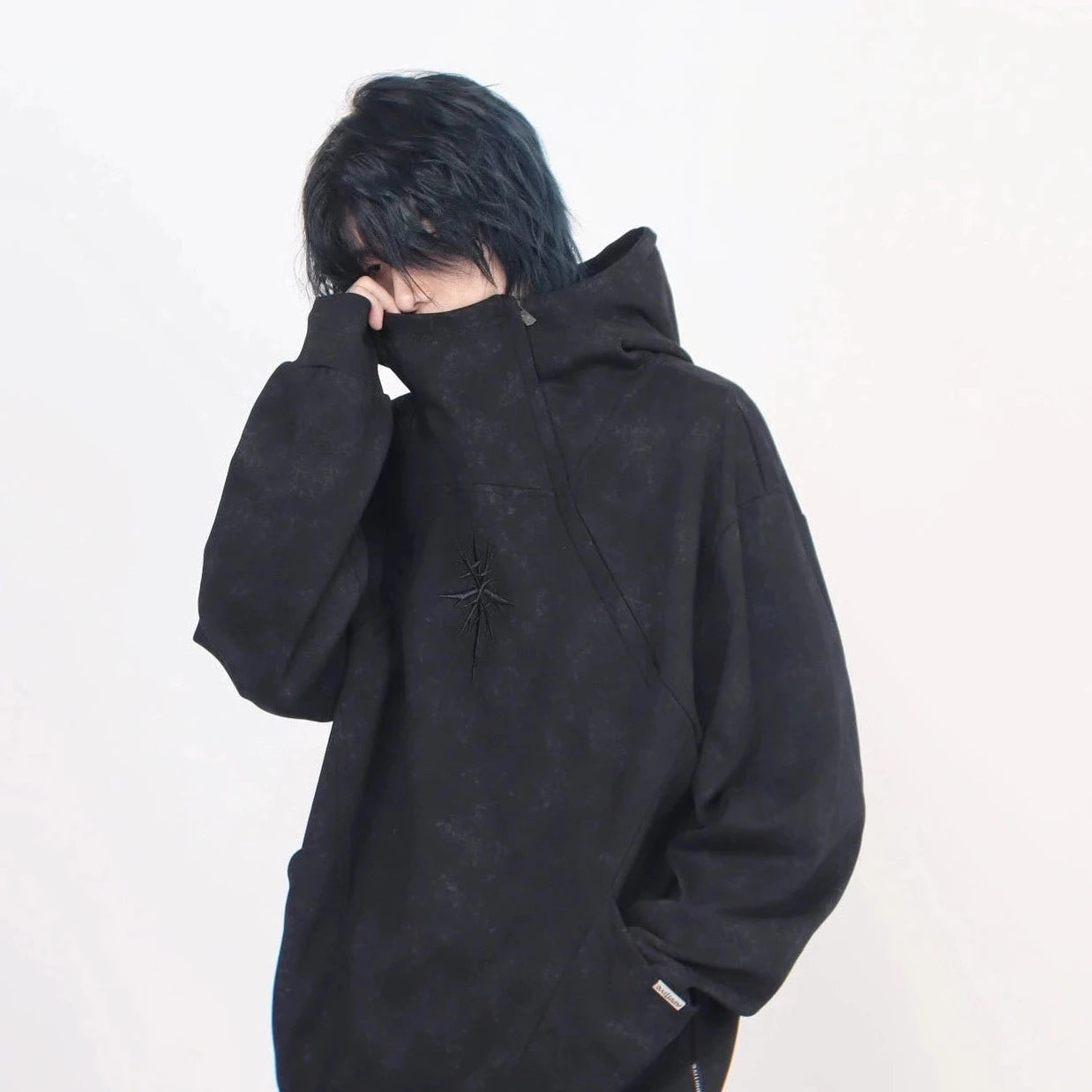 ハイネックタイダイパーカー BZ11716