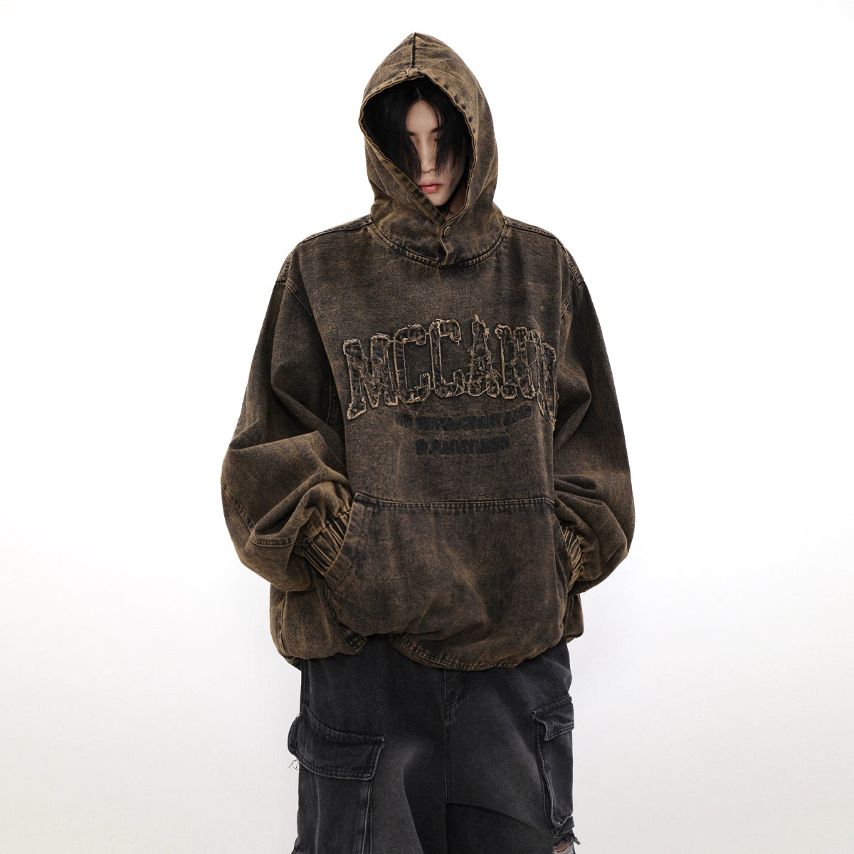 オールドウォッシュデニムパーカー BZ11783