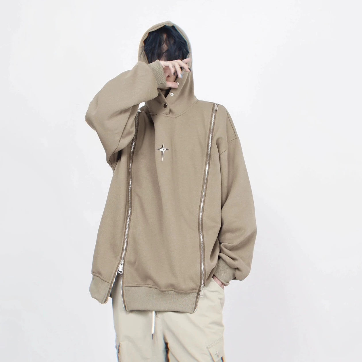 ダブルジップラインパーカー BZ11721