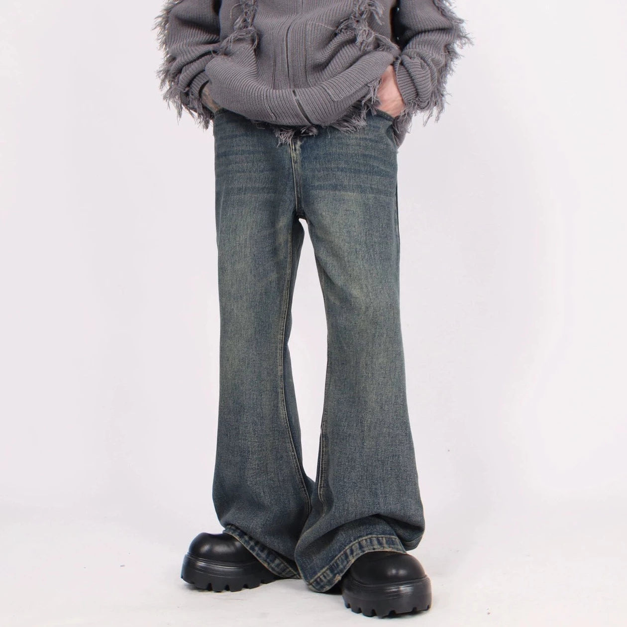 フェードフレアデニム BZ11714