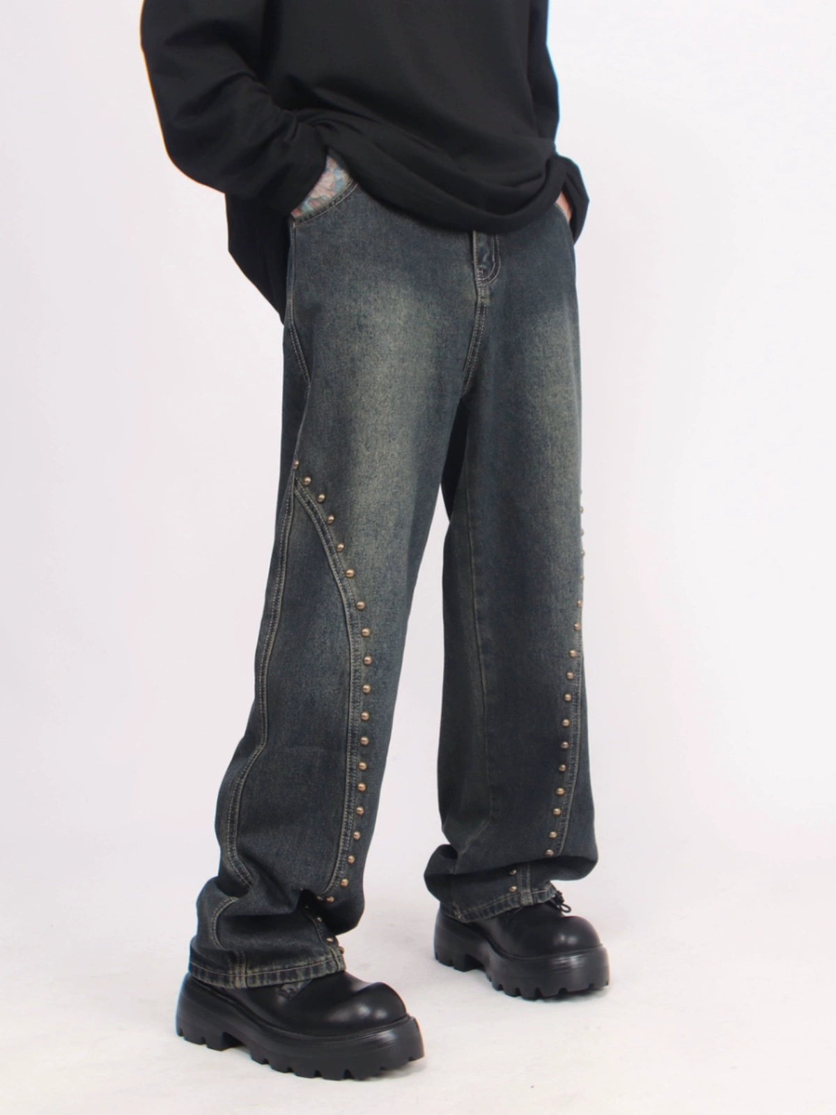 ポイントドレーブデニム BZ11795