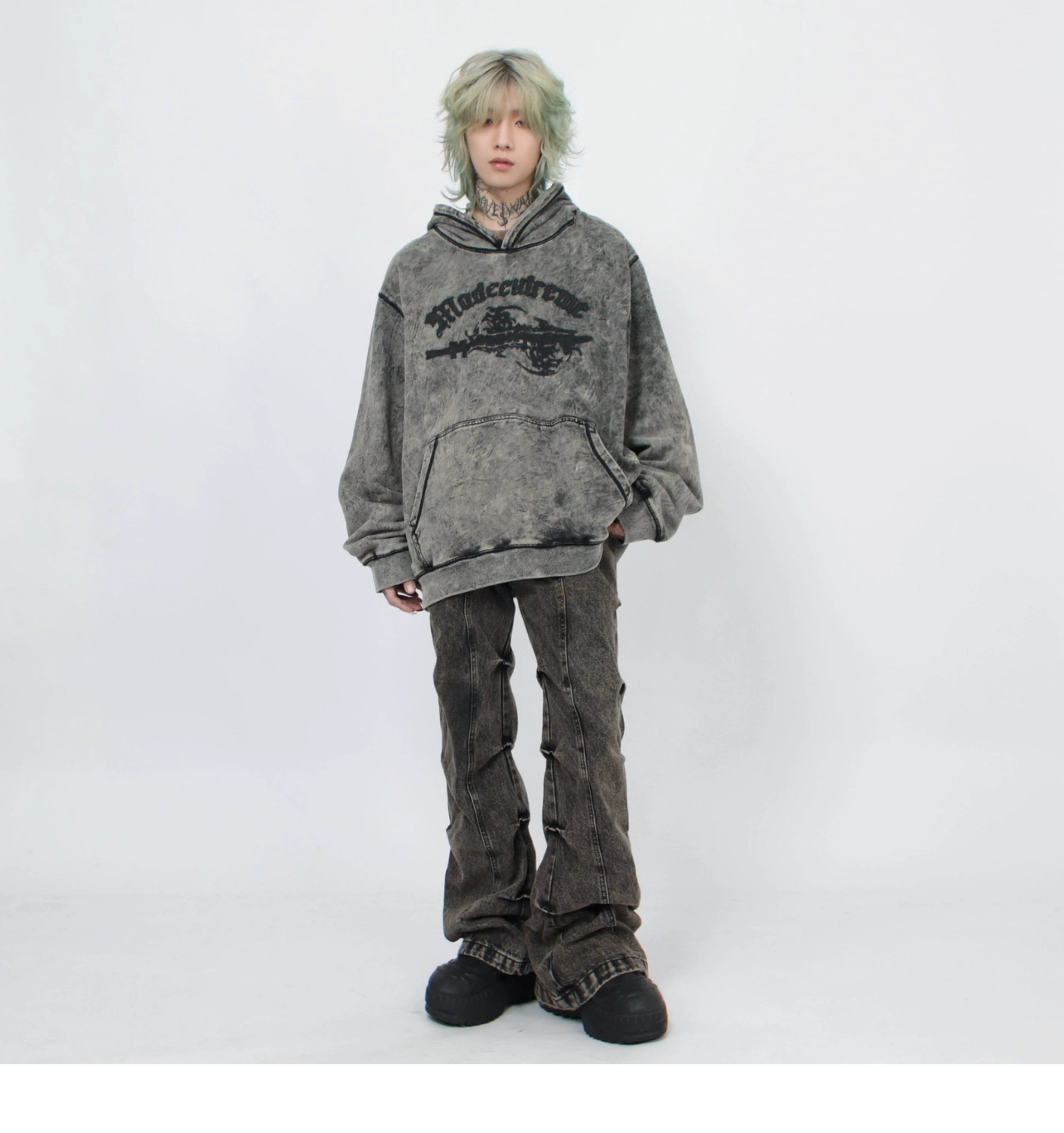 oldgray hoodie BZ11872