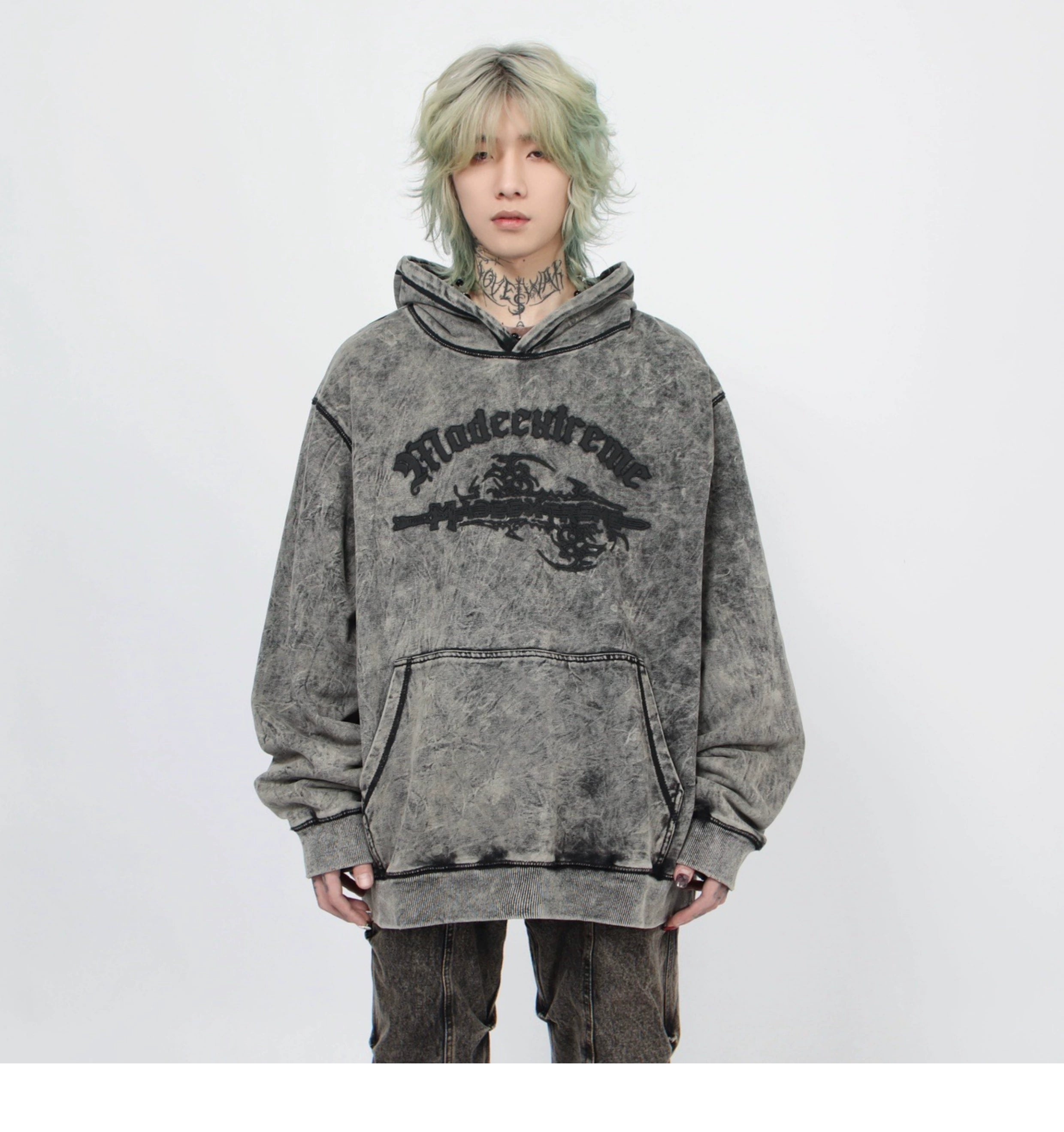 oldgray hoodie BZ11872