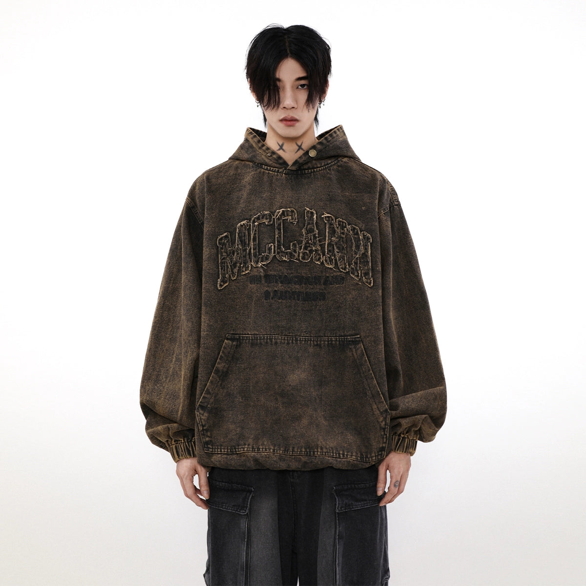オールドウォッシュデニムパーカー BZ11783