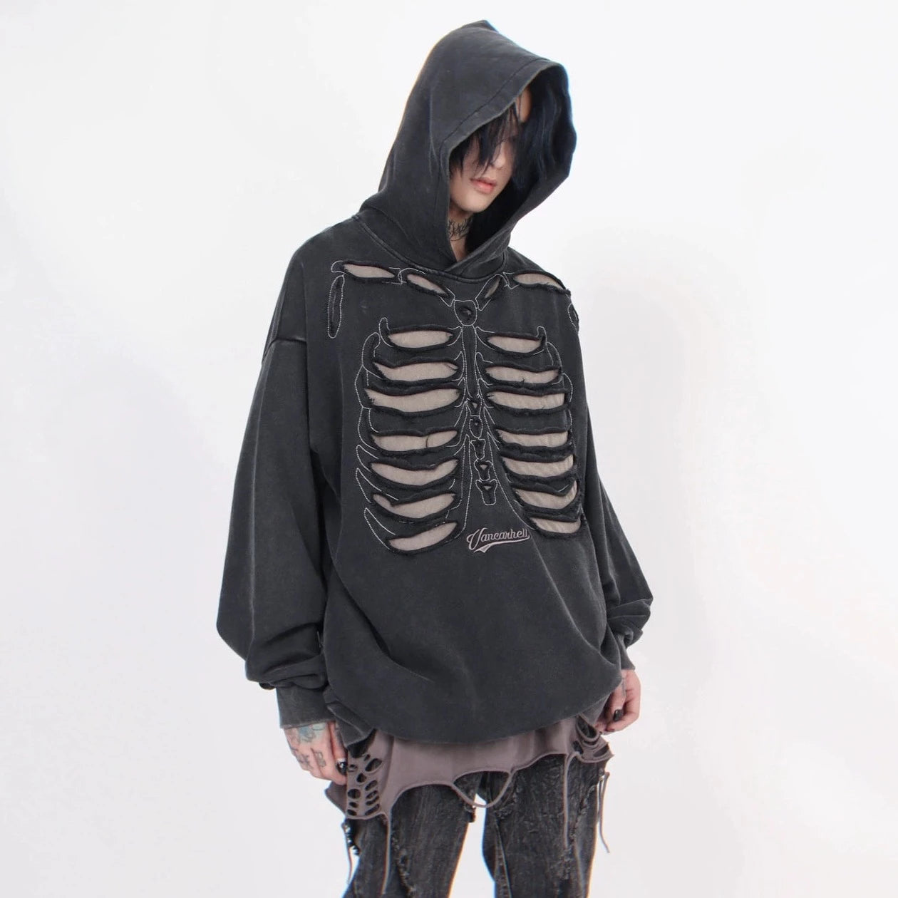 リブダメージパーカー BZ11717