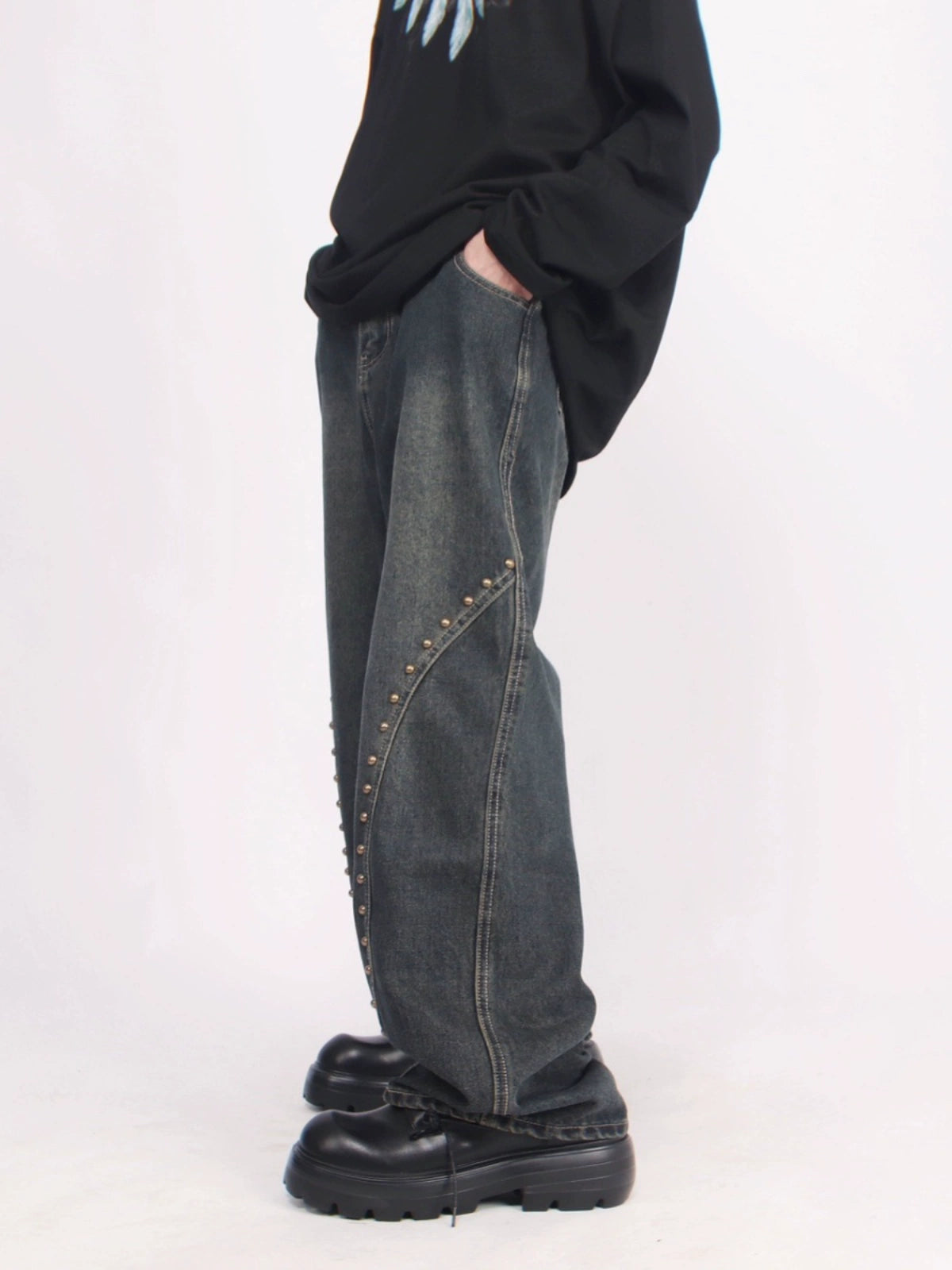 ポイントドレーブデニム BZ11795