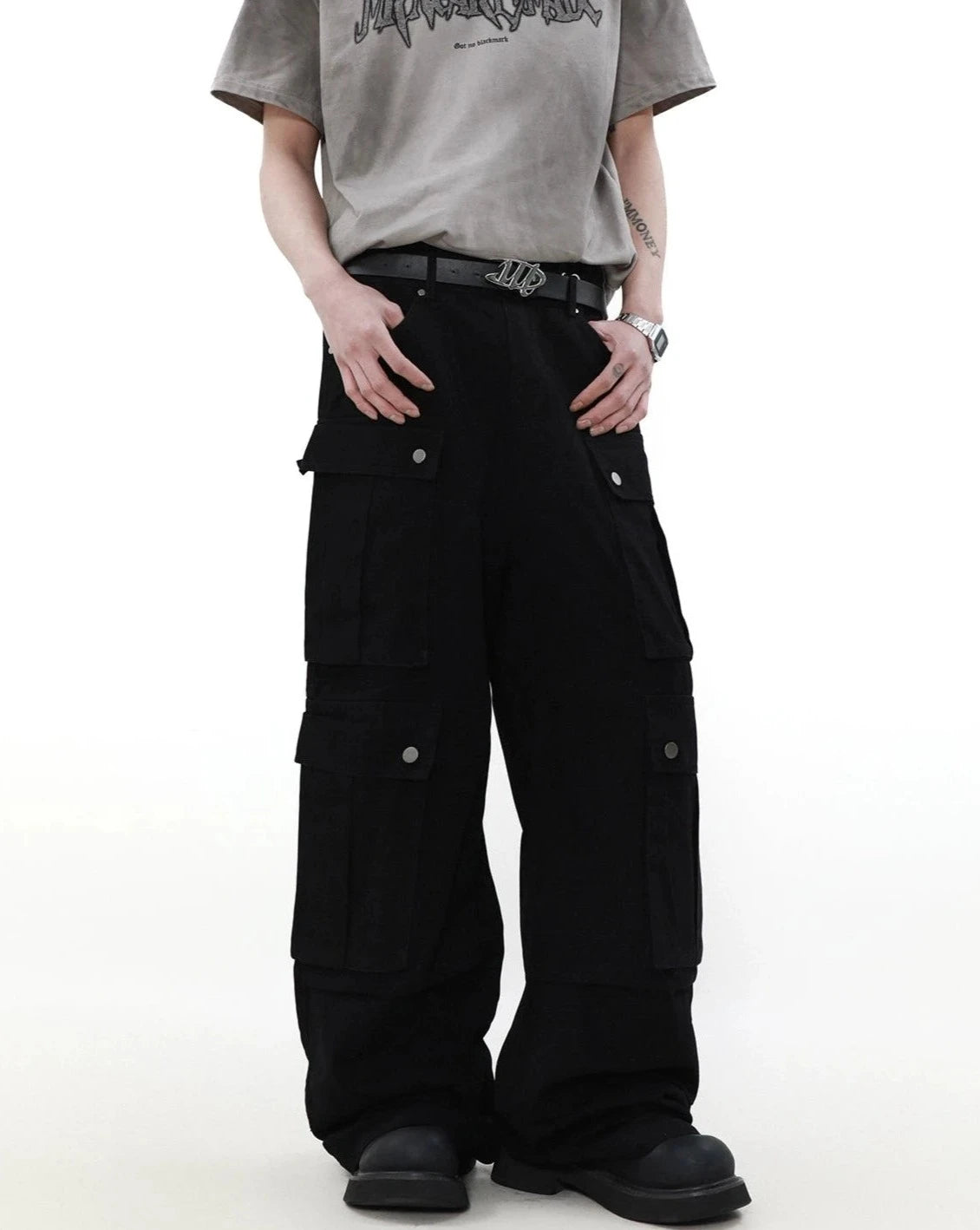 point pocket design pants BZ11919