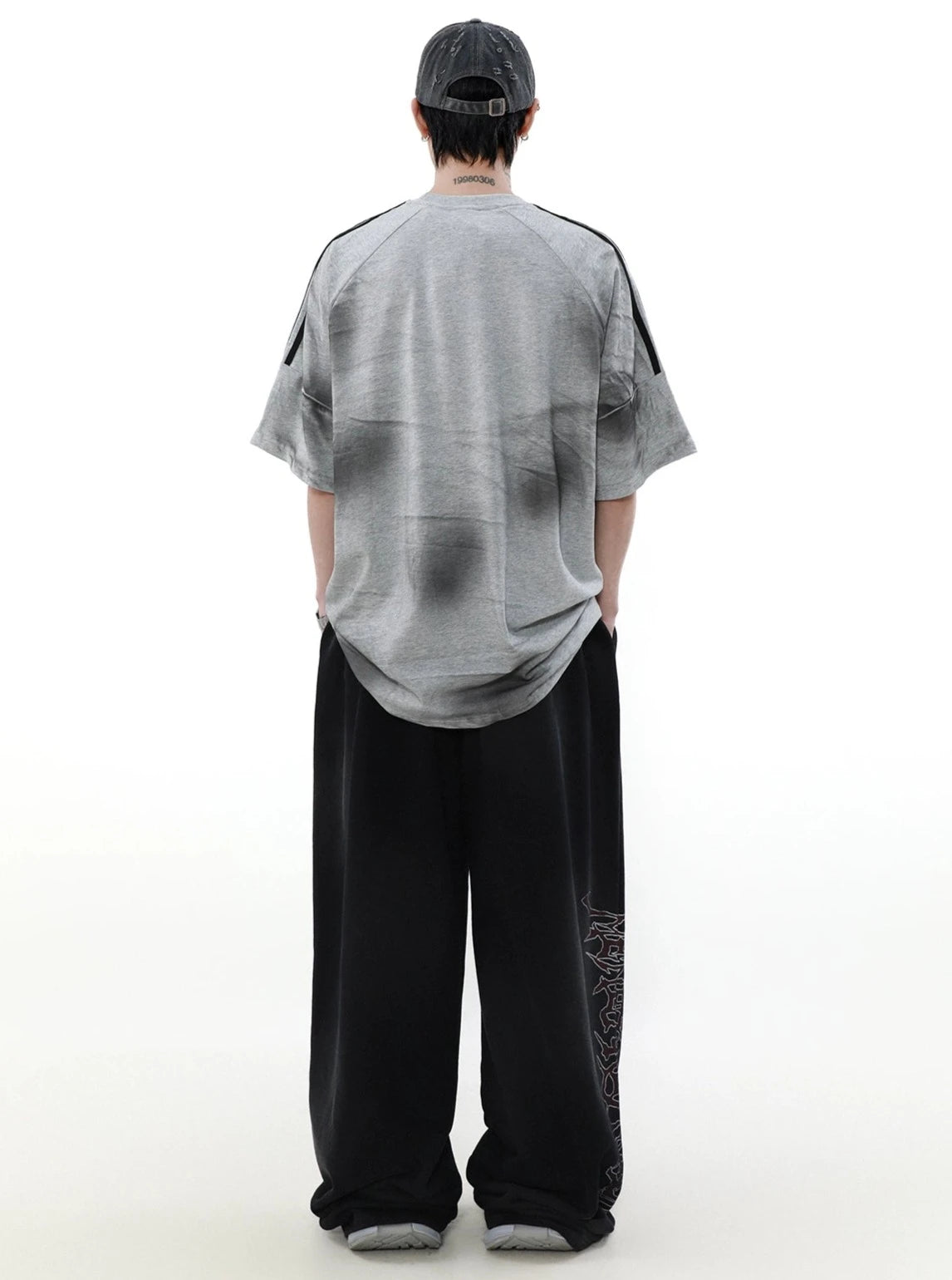 【ランキング】shoulder line patch T shirt BZ11922