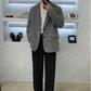 【スピード発送】【かずきさんPICK ITEM】モノトーンチェックジャケット BZ11470