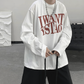 ビッグレタリングロングTシャツ BZ4304